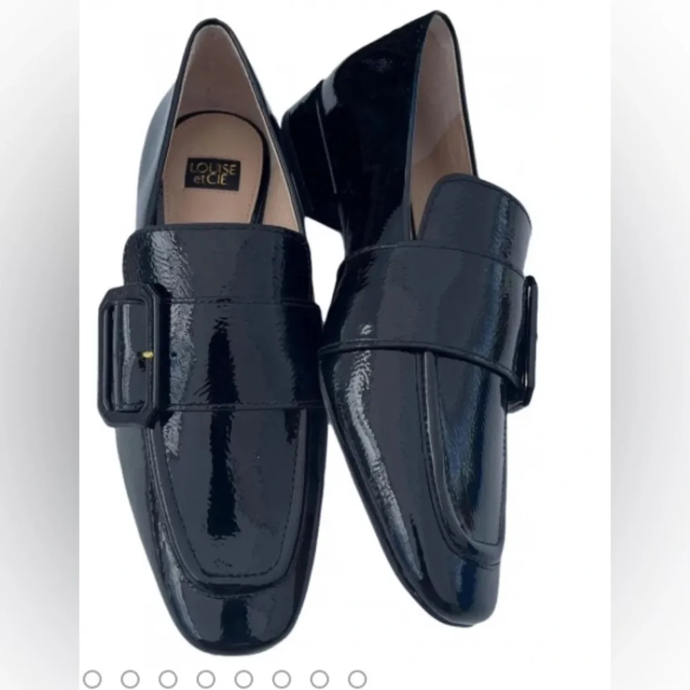 Louise Et Cie patent leather loafers